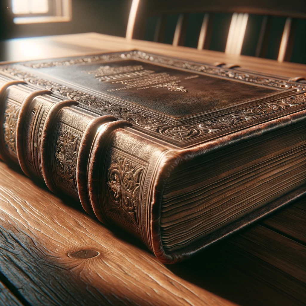 picture of a zoomed in bible